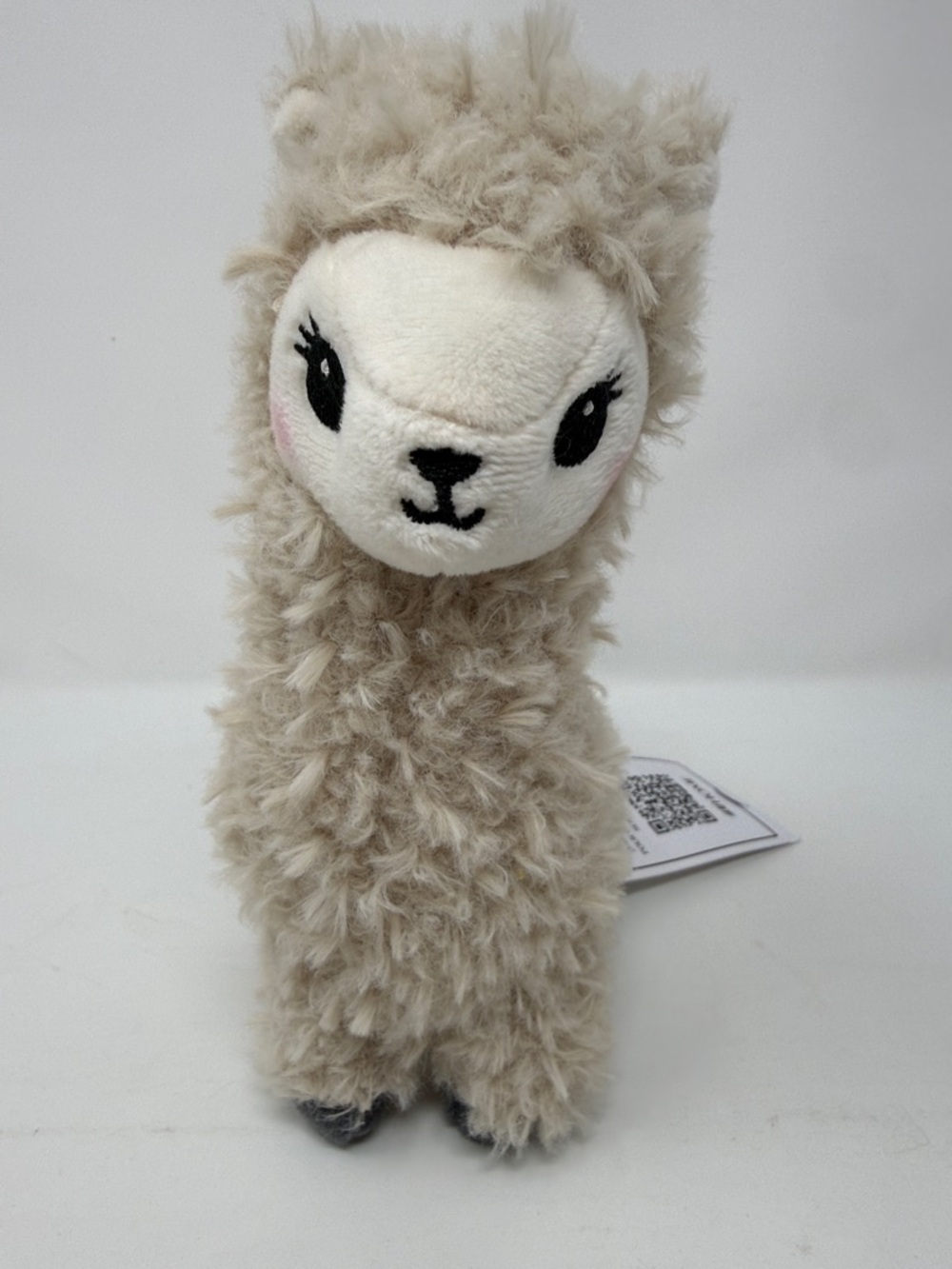 H&M Home Plush Llama Stuffed Animal Toy - Neutral Beige & White Alpaca 8” Kids